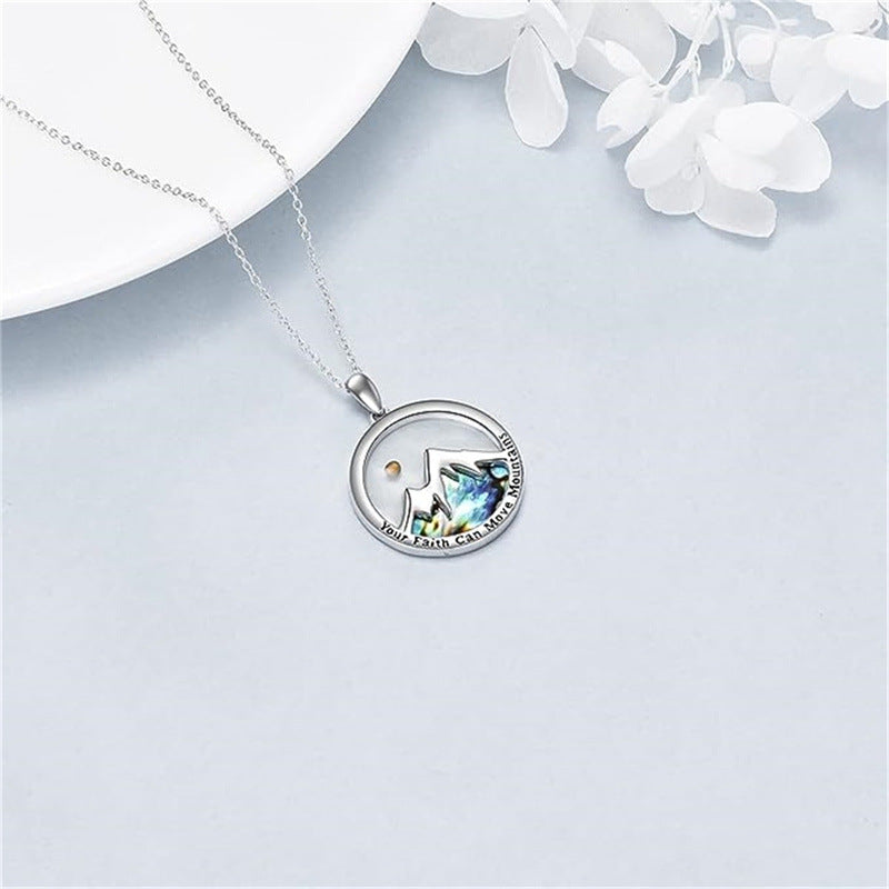 Wholesale Stainless Steel Bracelet Simple Shell Inlaid Mustard Seed Necklace